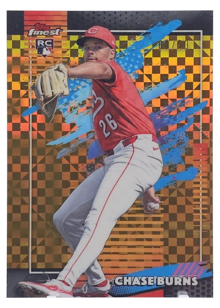 2026 Topps Finest Chase Burns #194 card