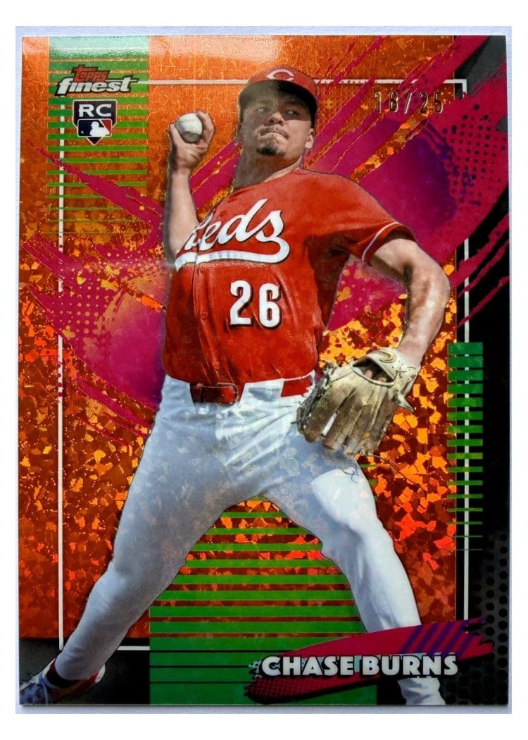2026 Topps Finest Chase Burns #194 card