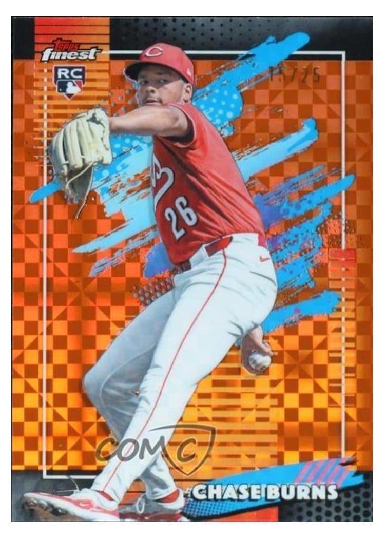 2026 Topps Finest Chase Burns #194 card