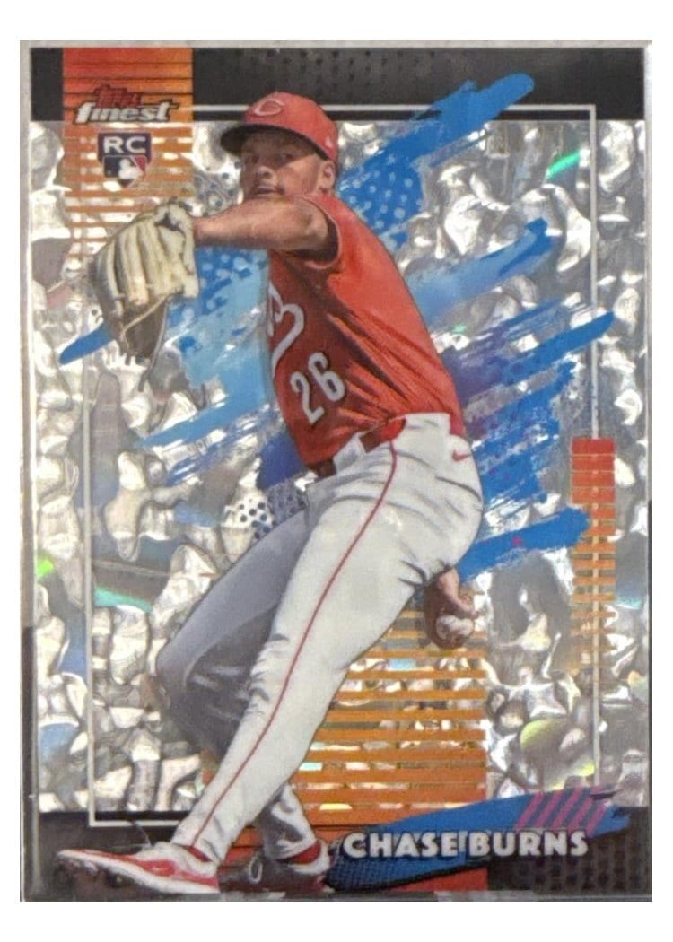2026 Topps Finest Chase Burns Molten Mercury Refractor #194 card