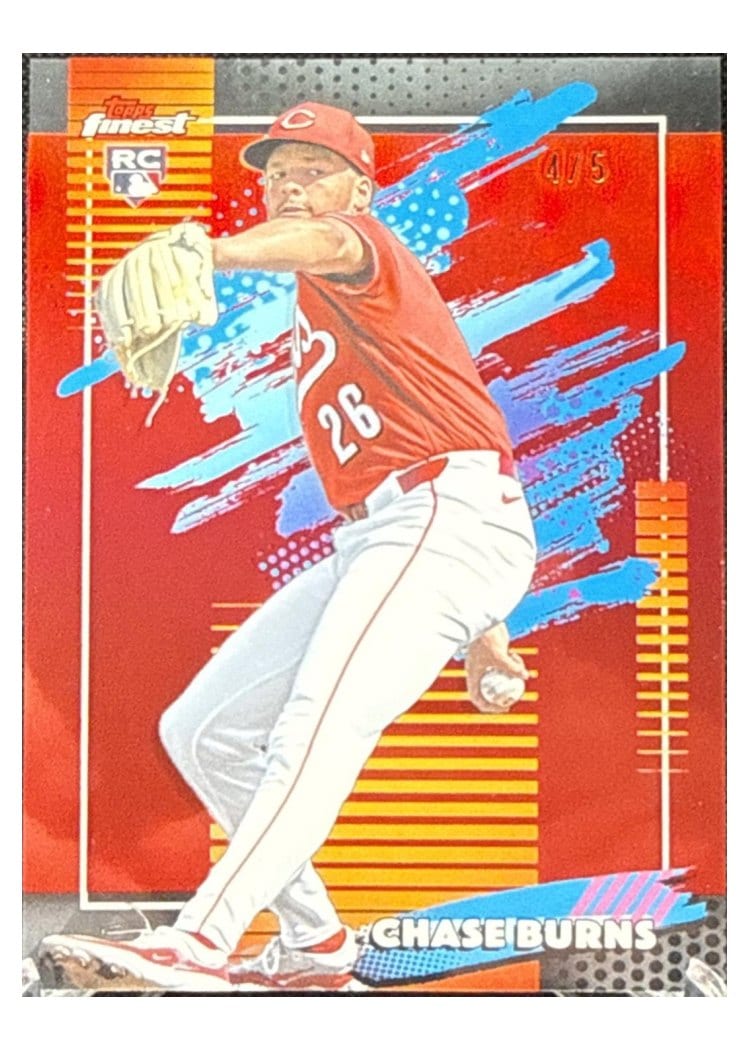 2026 Topps Finest Chase Burns #194 card