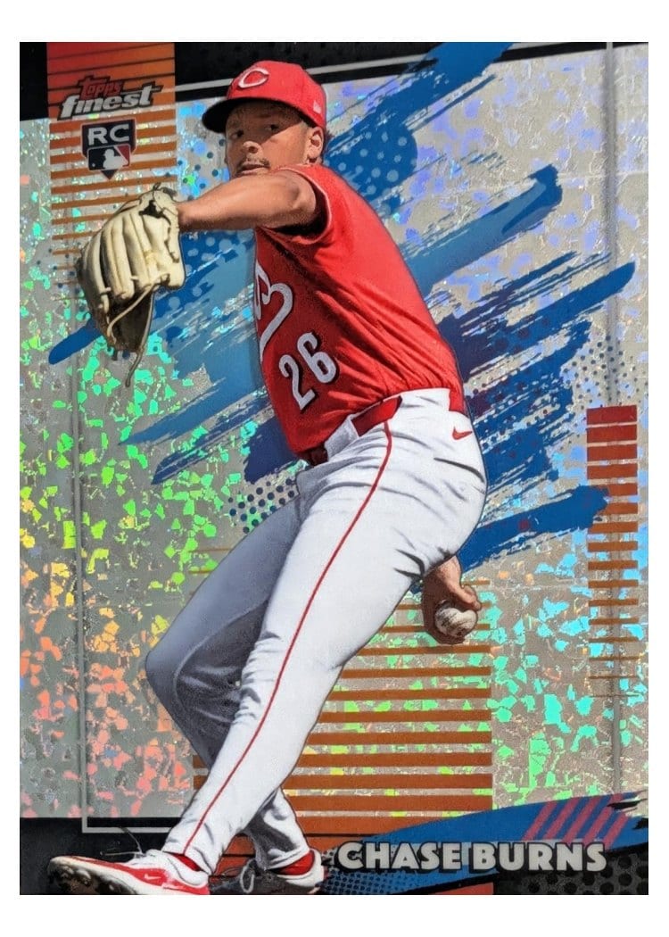 2026 Topps Finest Chase Burns #194 card