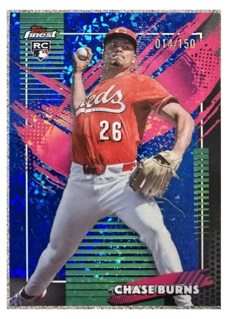2026 Topps Finest Chase Burns #263 card
