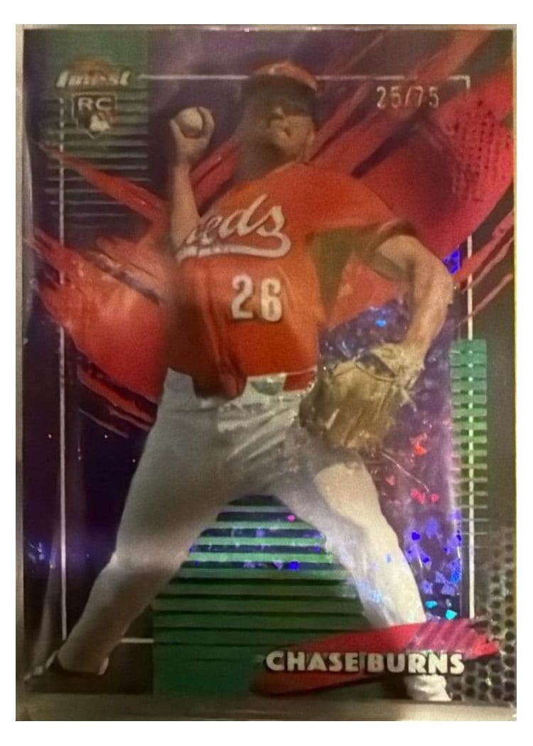 2026 Topps Finest Chase Burns #263 card