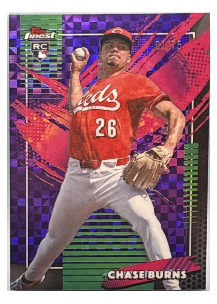 2026 Topps Finest Chase Burns #263 card
