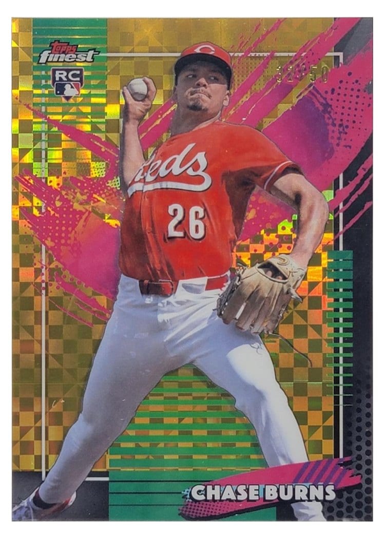 2026 Topps Finest Chase Burns #263 card