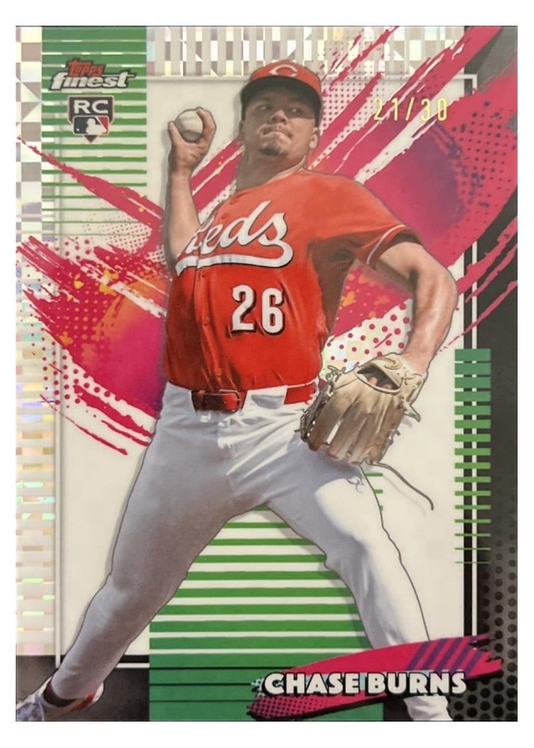 2026 Topps Finest Chase Burns #263 card