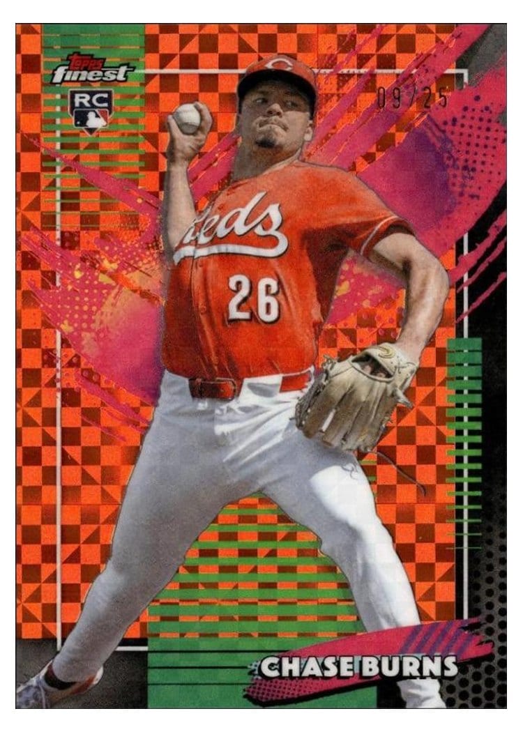 2026 Topps Finest Chase Burns #263 card
