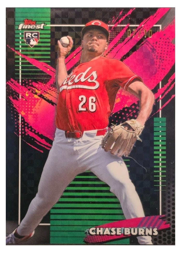2026 Topps Finest Chase Burns #263 card