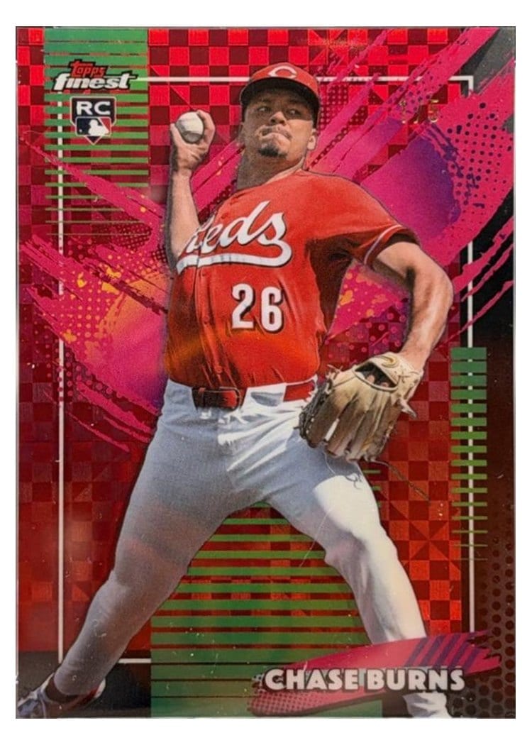 2026 Topps Finest Chase Burns #263 card
