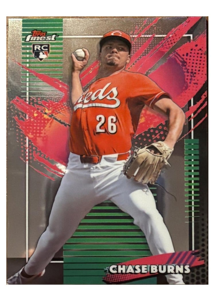 2026 Topps Finest Chase Burns #263 card