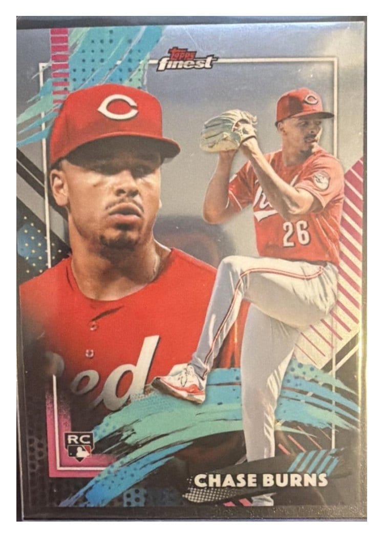 2026 Topps Finest Chase Burns #342 card