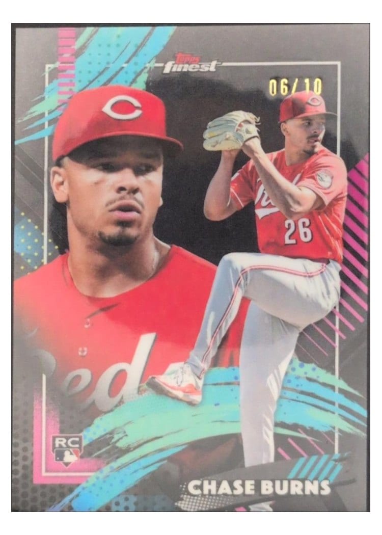 2026 Topps Finest Chase Burns #342 card