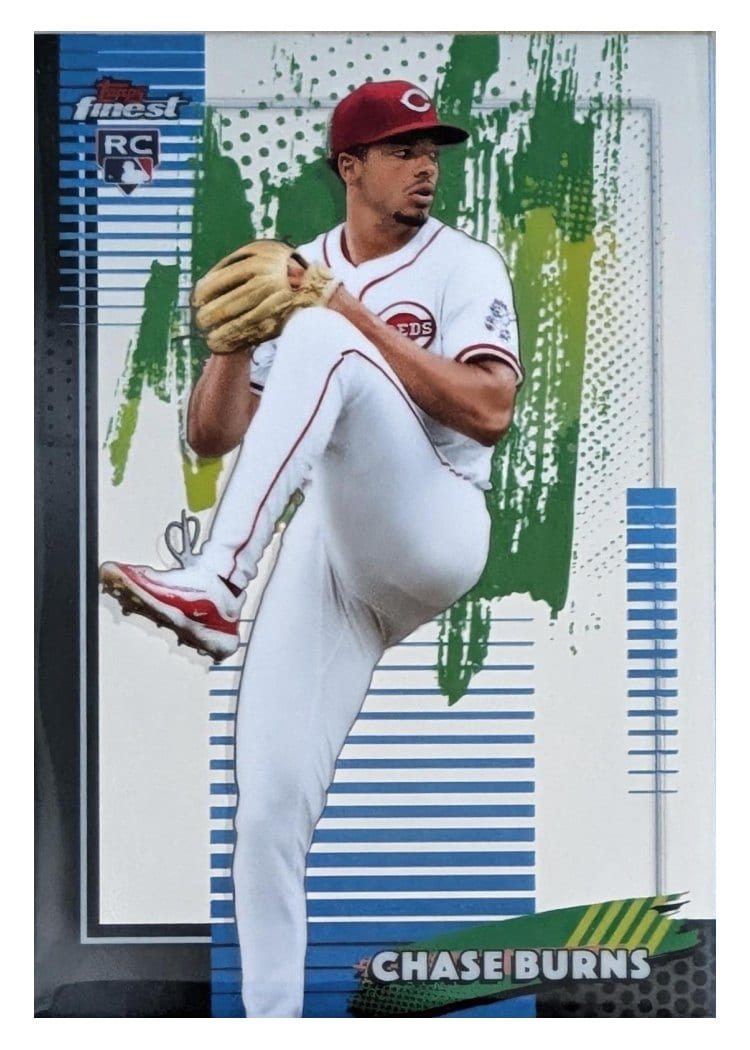 2026 Topps Finest Chase Burns #76 card