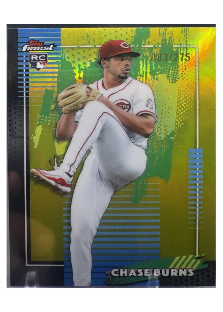 2026 Topps Finest Chase Burns #76 card