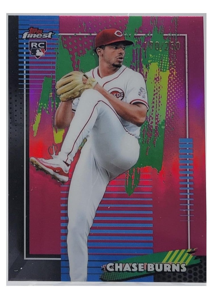 2026 Topps Finest Chase Burns #76 card
