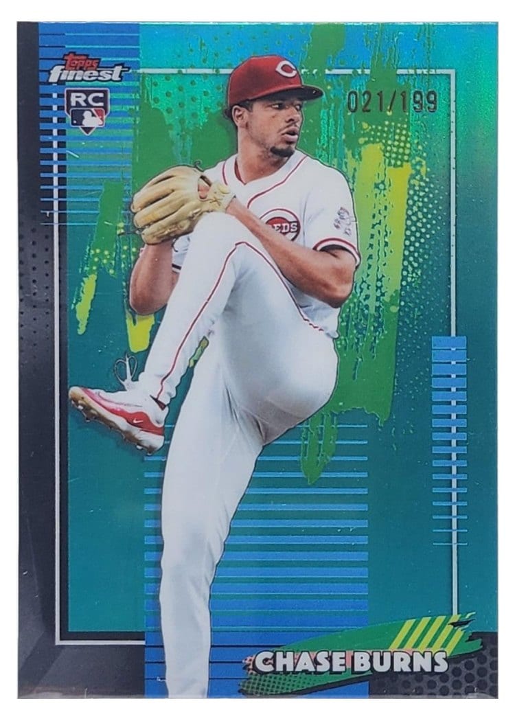 2026 Topps Finest Chase Burns #76 card