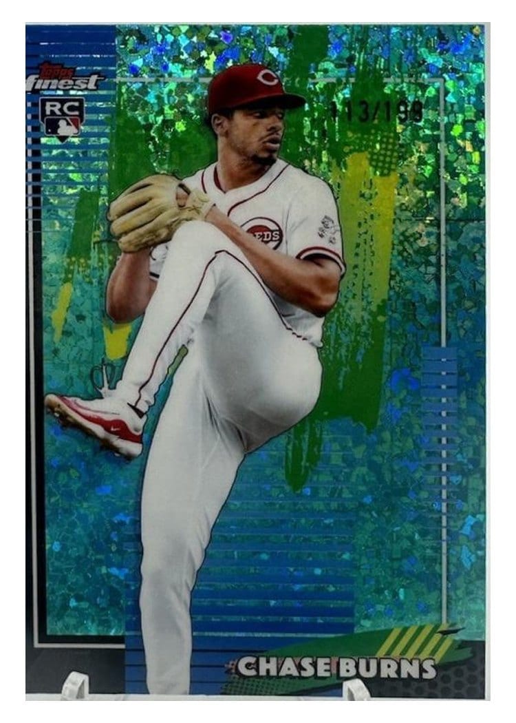2026 Topps Finest Chase Burns #76 card