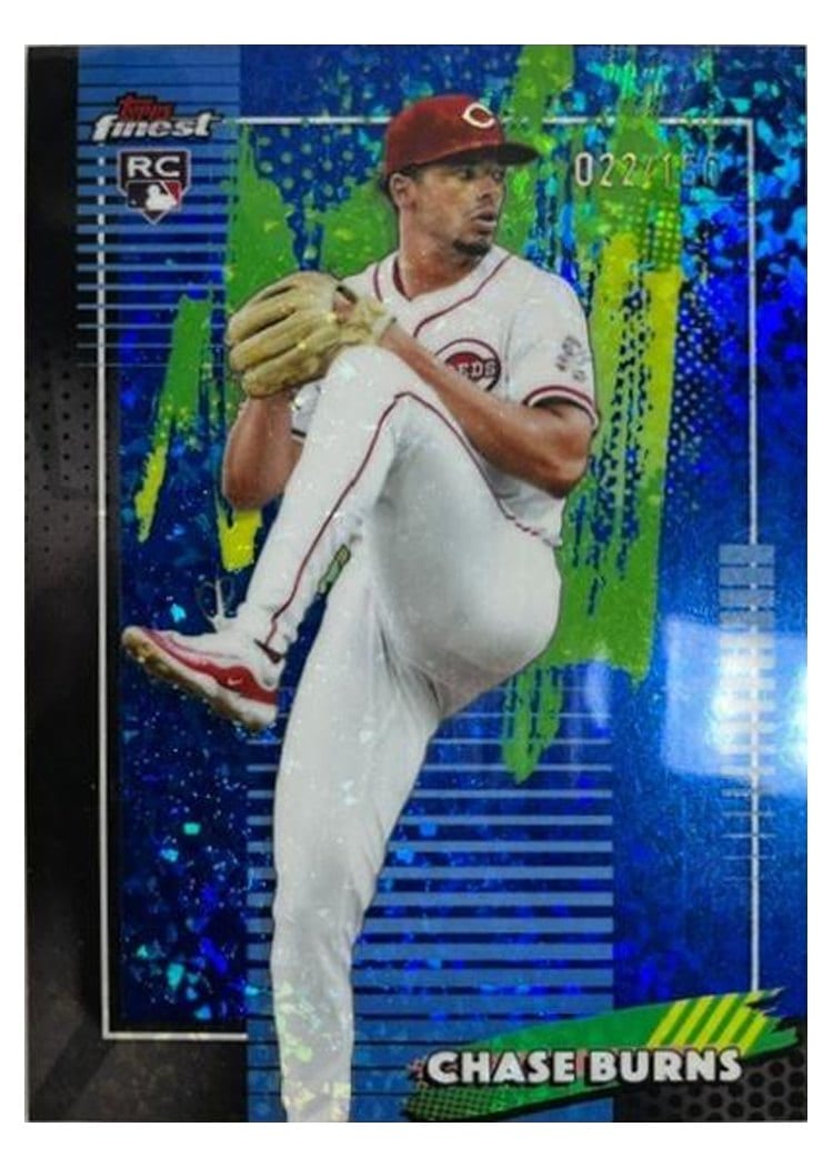 2026 Topps Finest Chase Burns #76 card