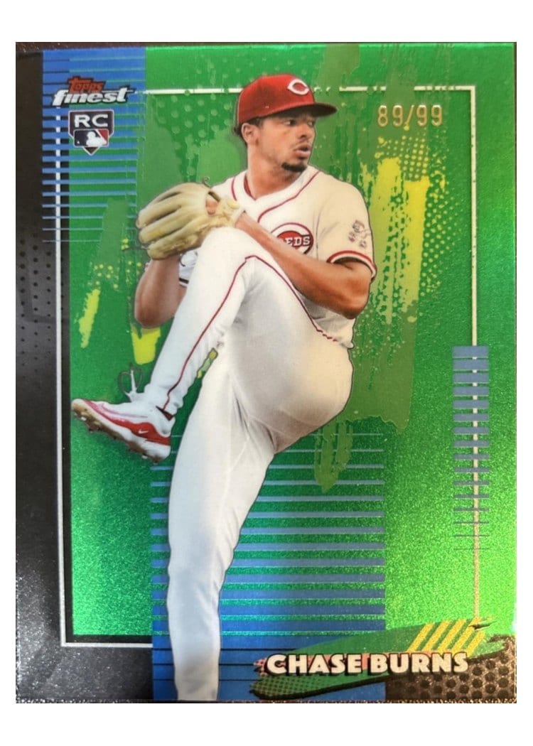 2026 Topps Finest Chase Burns #76 card