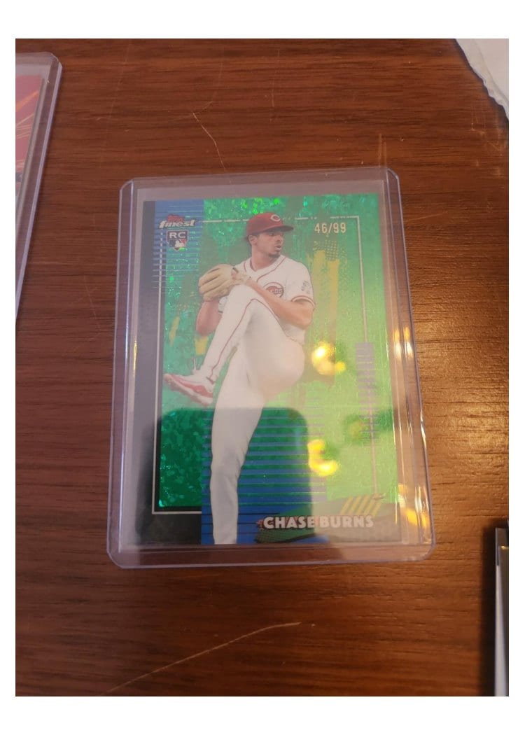2026 Topps Finest Chase Burns #76 card