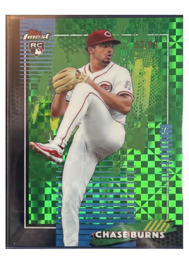 2026 Topps Finest Chase Burns #76 card