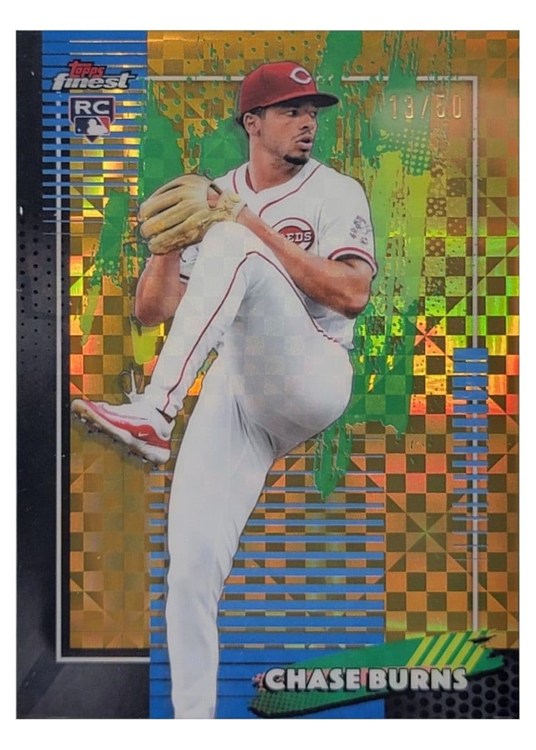 2026 Topps Finest Chase Burns #76 card
