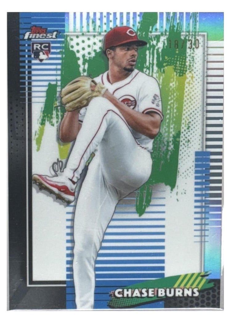 2026 Topps Finest Chase Burns #76 card
