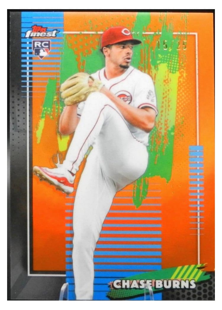 2026 Topps Finest Chase Burns #76 card