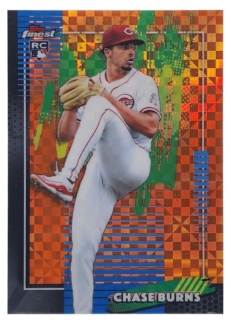2026 Topps Finest Chase Burns #76 card