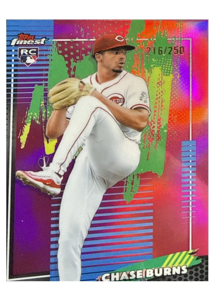 2026 Topps Finest Chase Burns #76 card