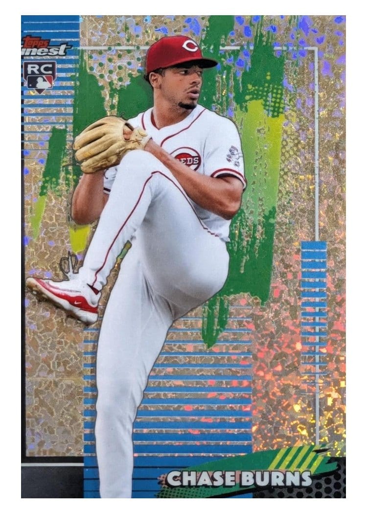 2026 Topps Finest Chase Burns #76 card