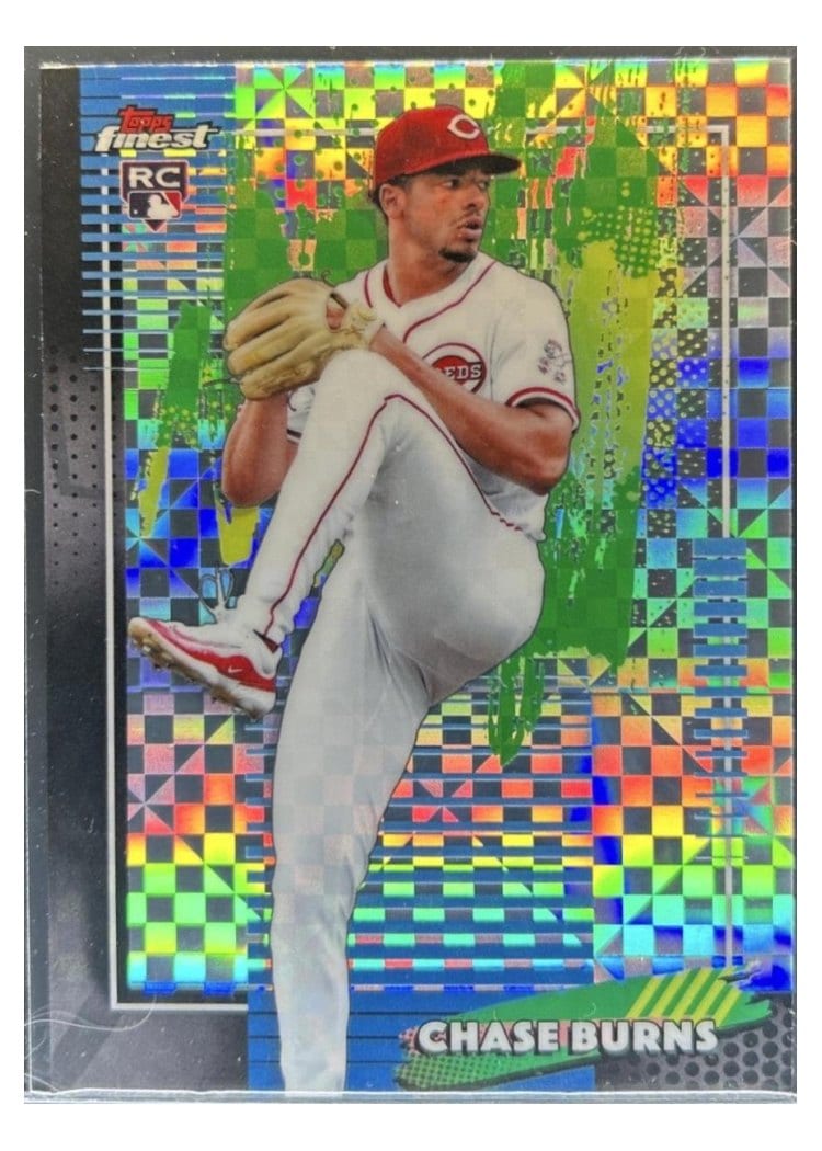 2026 Topps Finest Chase Burns #76 card