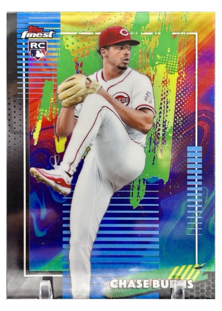 2026 Topps Finest Chase Burns #76 card