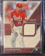 2026 Topps Major League Material Autographs Chase Burns #MLM2-CB