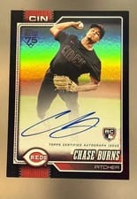 2026 Topps Real One Autographs Chase Burns #312 card