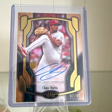 2026 Topps Tier One Break Out Autographs Chase Burns #BOA-CB card