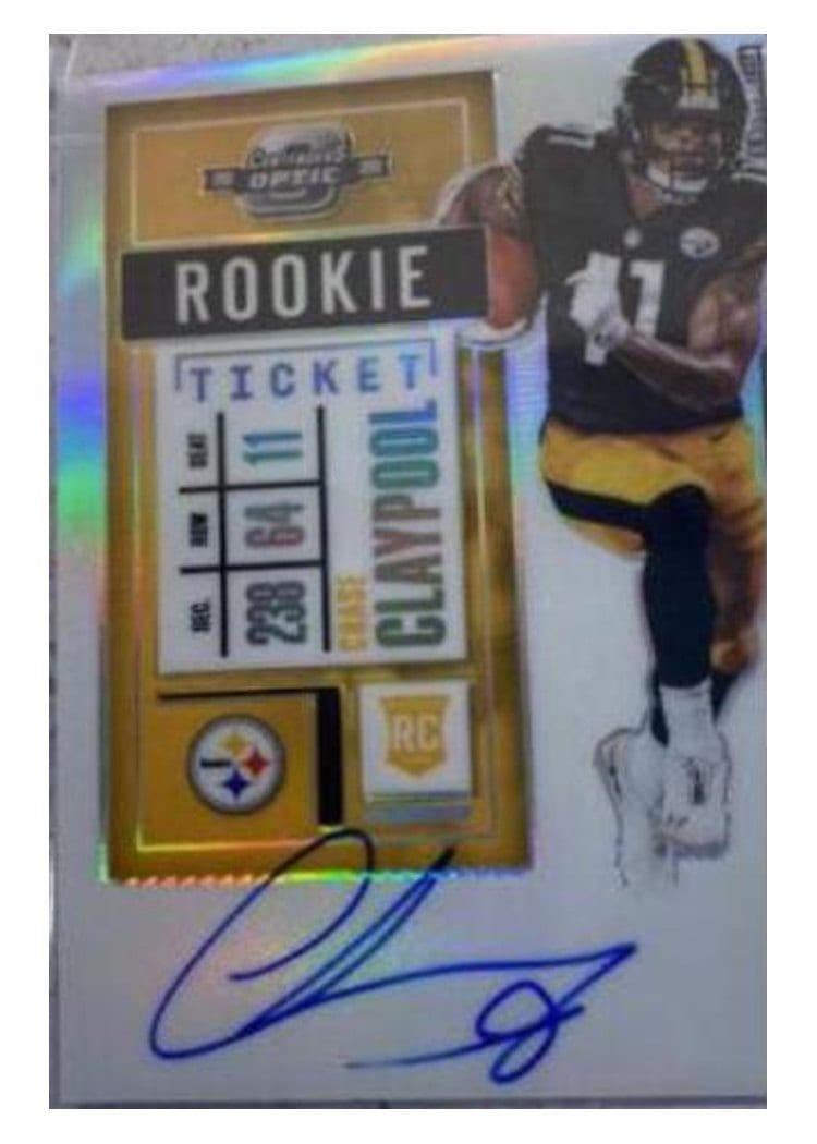 2020 Panini Contenders Optic Base Set Chase Claypool #120 card