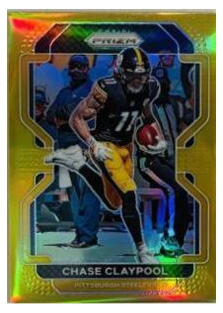 2021 Panini Prizm Base Set Chase Claypool Gold Prizm #251 card