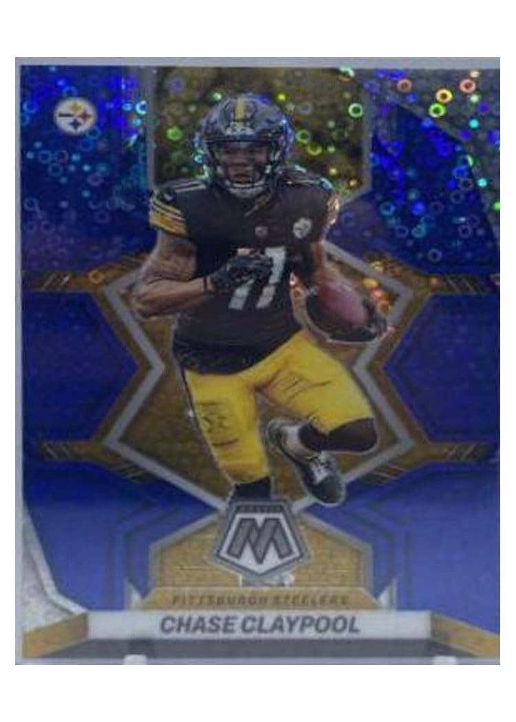 2022 Panini Mosaic Base Set Chase Claypool No Huddle Blue #164 card