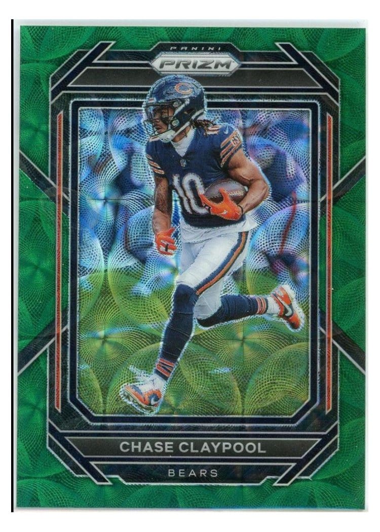 2022 Panini Prizm Base Set Chase Claypool Green Scope #247 card