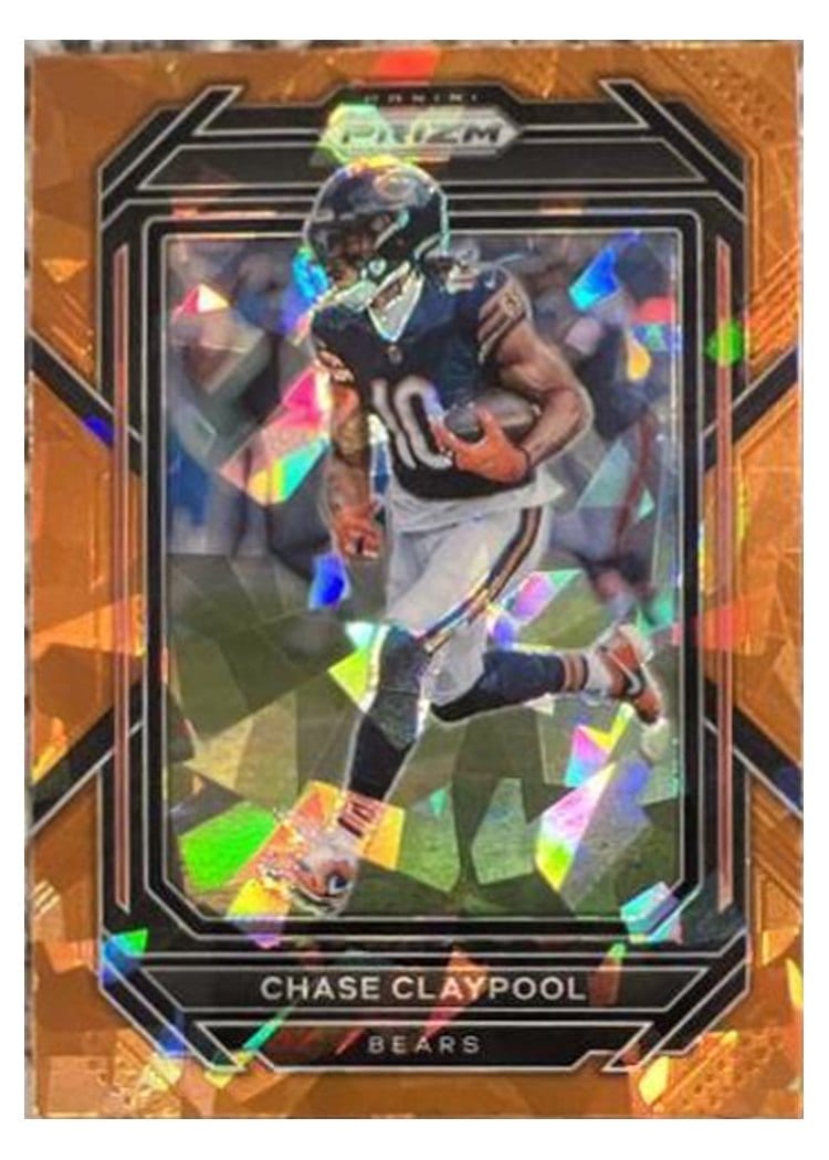 2022 Panini Prizm Base Set Chase Claypool Orange Ice #247 card