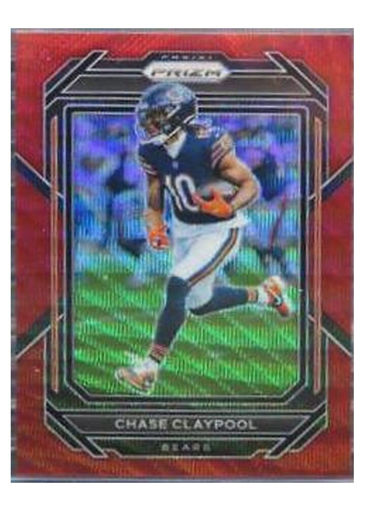 2022 Panini Prizm Base Set Chase Claypool Red Wave #247 card