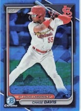 2024 Bowman Chrome Sapphire Edition Prospects Chase Davis #BCP-247 card