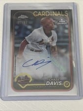 2024 Topps Pro Debut Chrome Autographs Chase Davis #PDC-149 card
