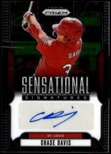2025 Panini Prizm Sensational Signatures Chase Davis #SS-CD