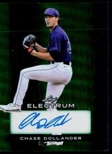 2024 Leaf Electrum Baseball Base Autograph Chase Dollander #BA-CD1 card