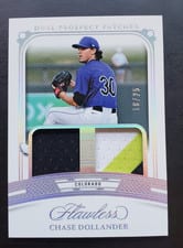 2024 Panini Flawless Dual Prospect Patches Chase Dollander #DP-CD card