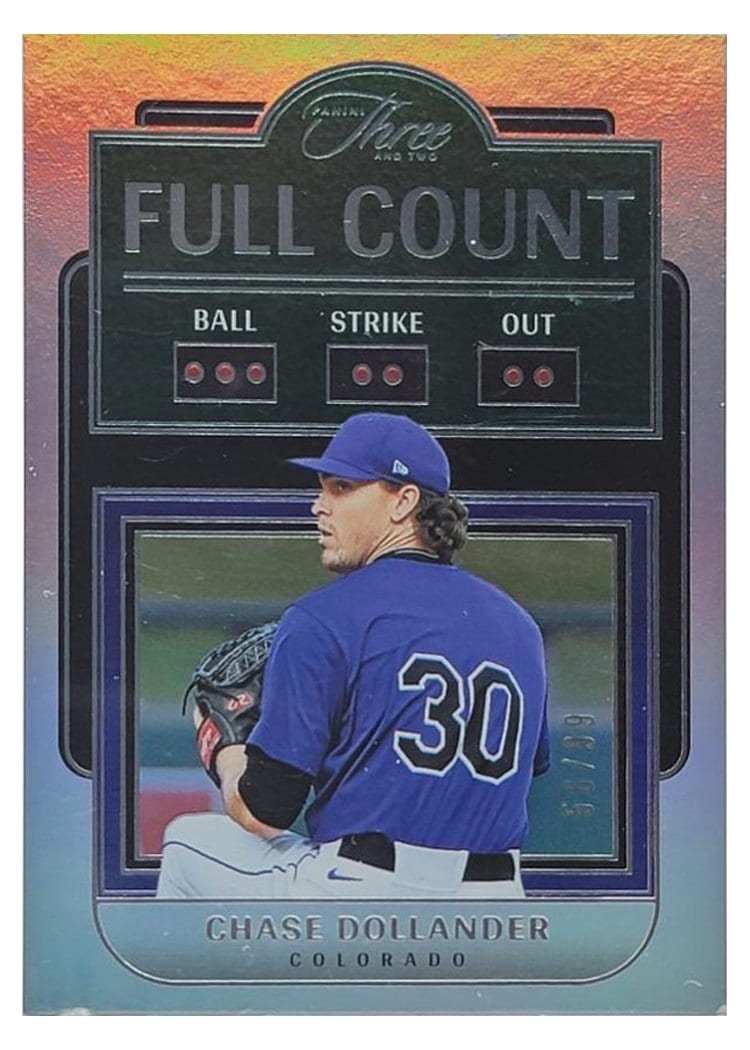 2024 Panini Three and Two Full Count Chase Dollander #21 card