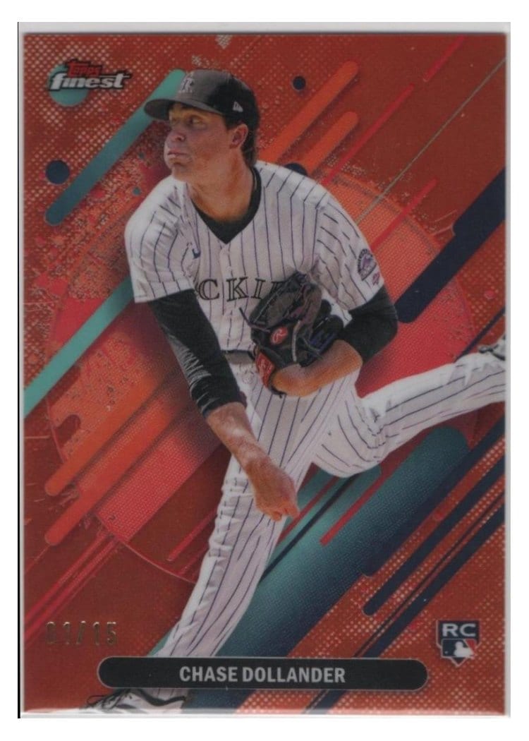 2025 Finest Base Set Chase Dollander #203 card
